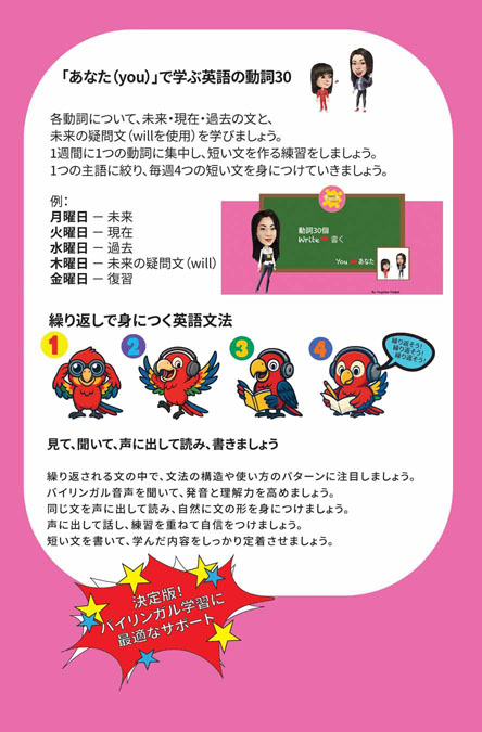 30 Verbs and pronouns You English Japanese Bilingual Audiobook C
